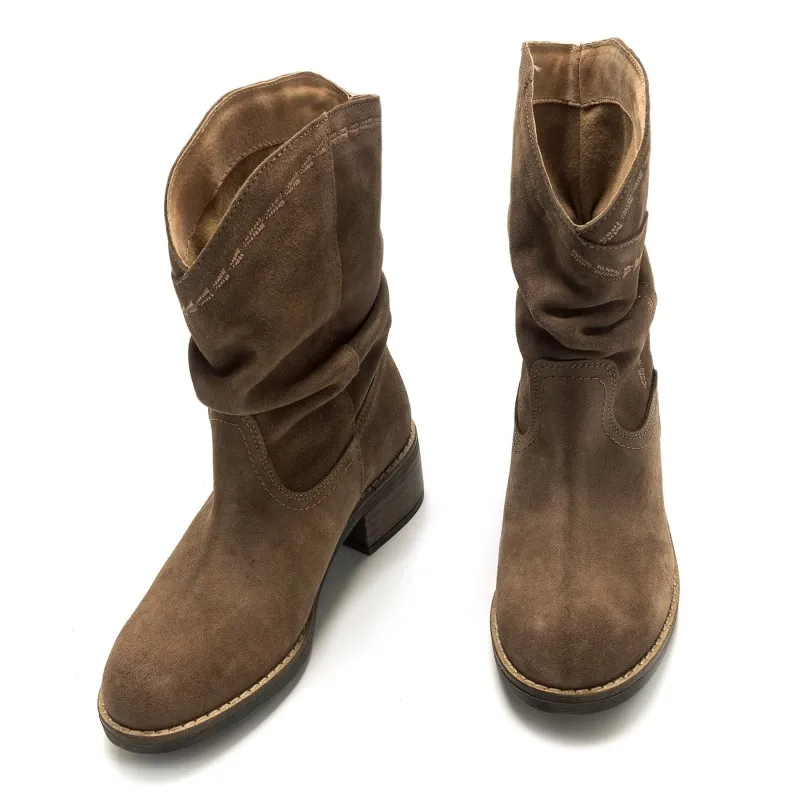 Botines Casual de Mujer MTNG FRONTIER Marron 55754