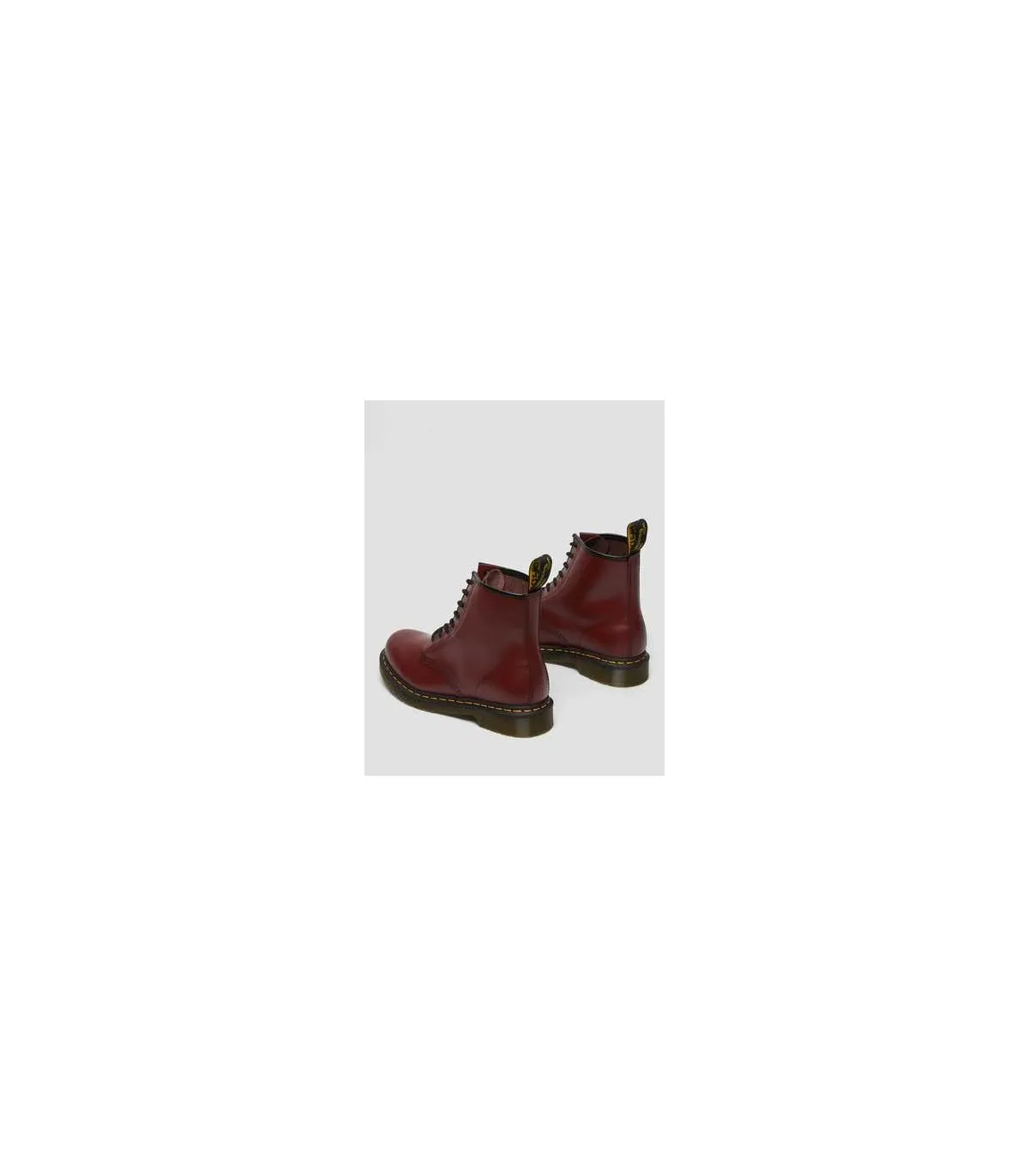 Botines de cordones color cherry para mujer