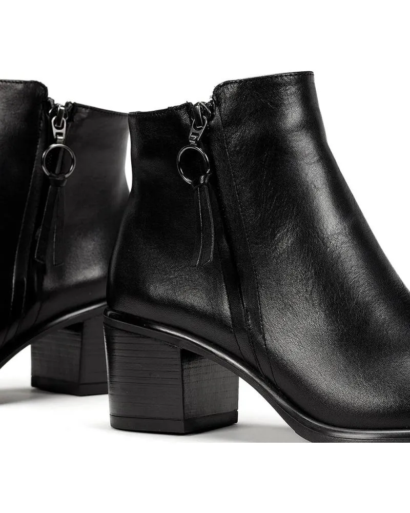 Botines de Mujer DORKING BOTIN  DE TACON PIKOLINOS NEGRO