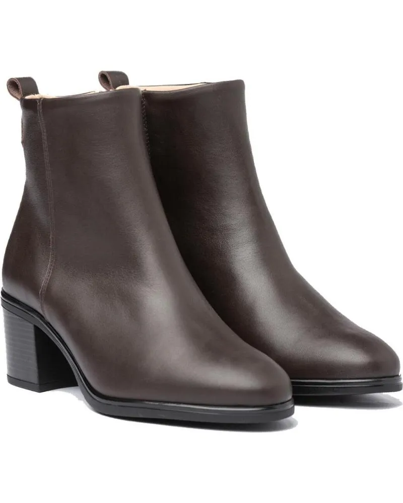 Botines de Mujer EVA MAÑAS BOTIN PIEL 1302 MARRON