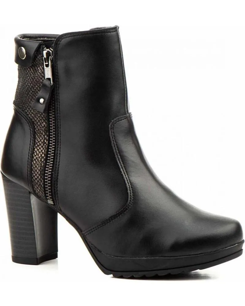 Botines de Mujer LA VIDA ROSA JVRK8207 NEGRO