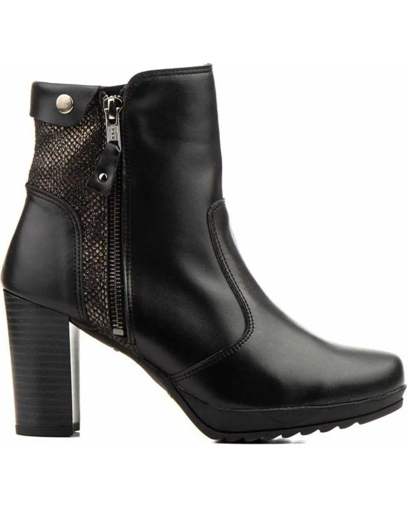 Botines de Mujer LA VIDA ROSA JVRK8207 NEGRO