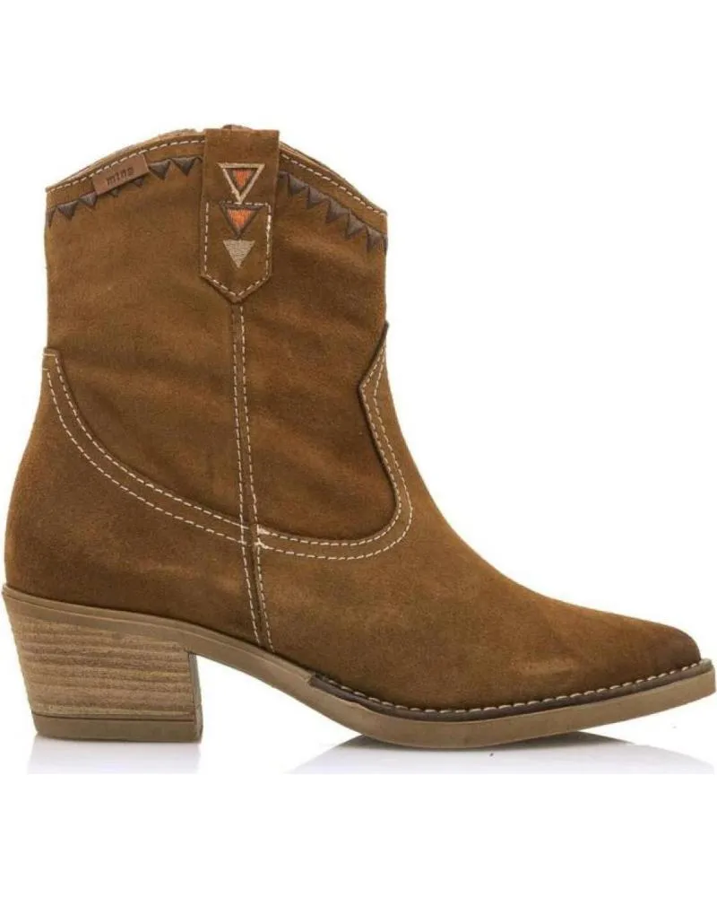 Botines de Mujer MTNG 122473 MARRON