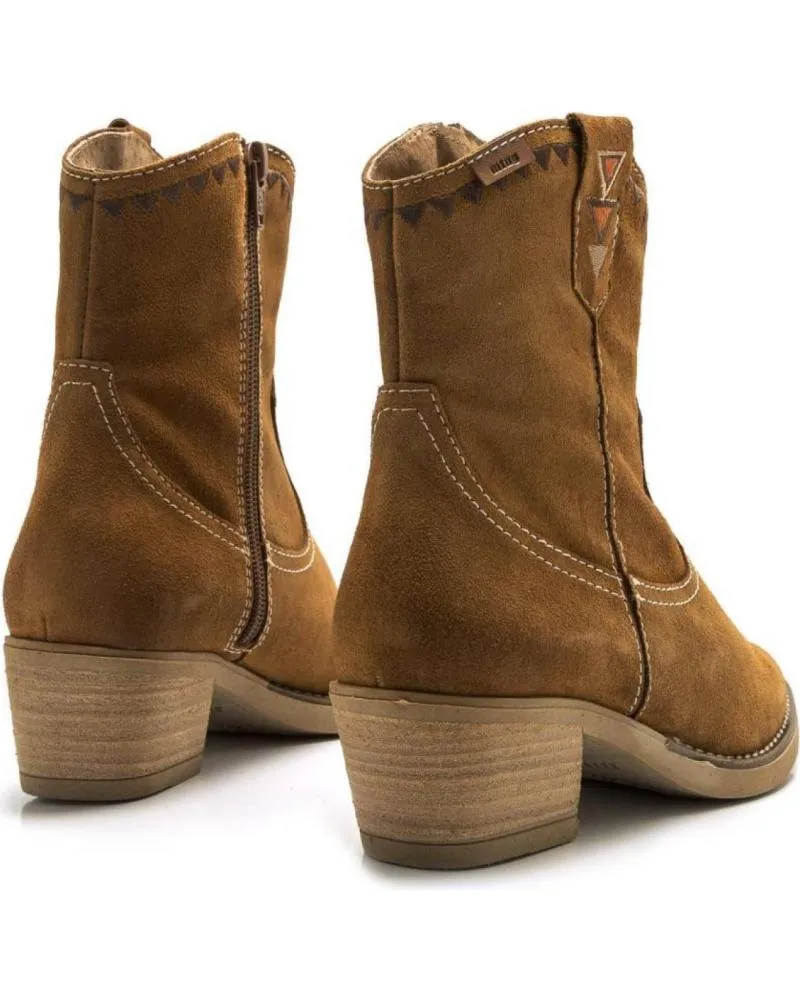 Botines de Mujer MTNG 122473 MARRON