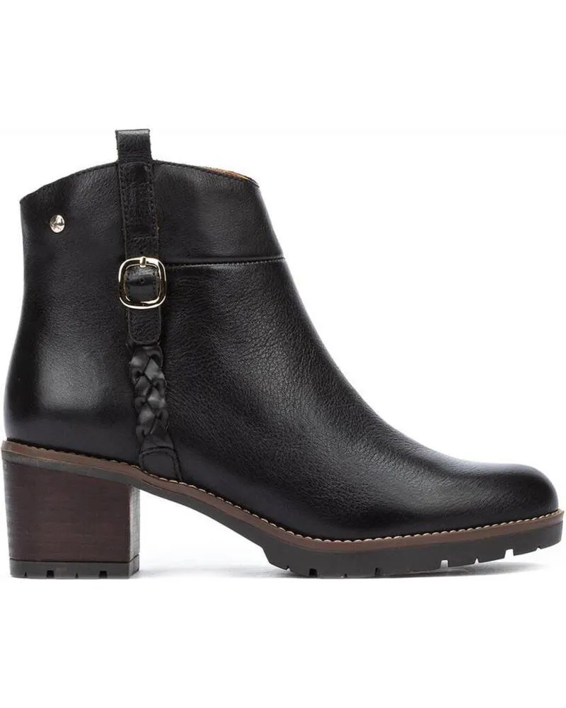 BOTINES DE MUJER PIKOLINOS BOTINES DE TACON W7H8578 NEGRO