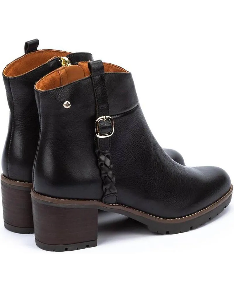 BOTINES DE MUJER PIKOLINOS BOTINES DE TACON W7H8578 NEGRO