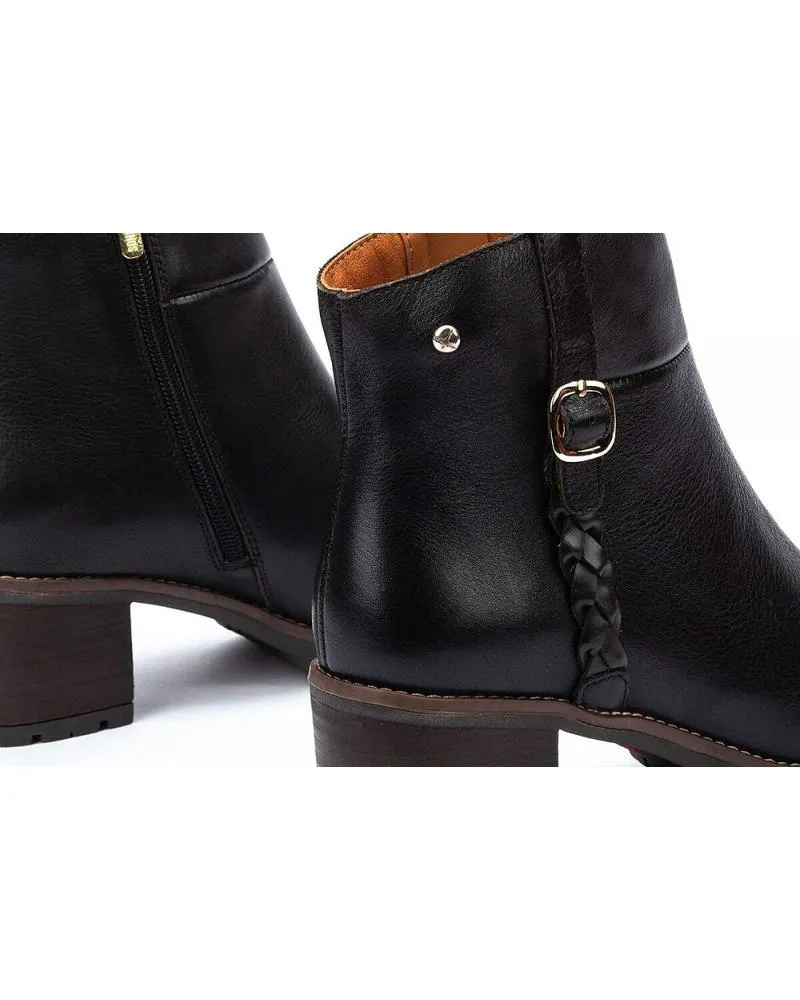 BOTINES DE MUJER PIKOLINOS BOTINES DE TACON W7H8578 NEGRO