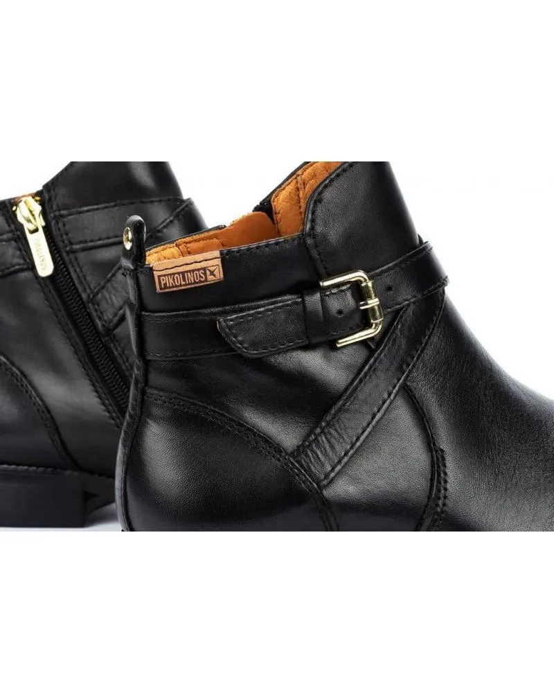 BOTINES DE MUJER PIKOLINOS BOTINES ROYAL W4D8614 BLACK