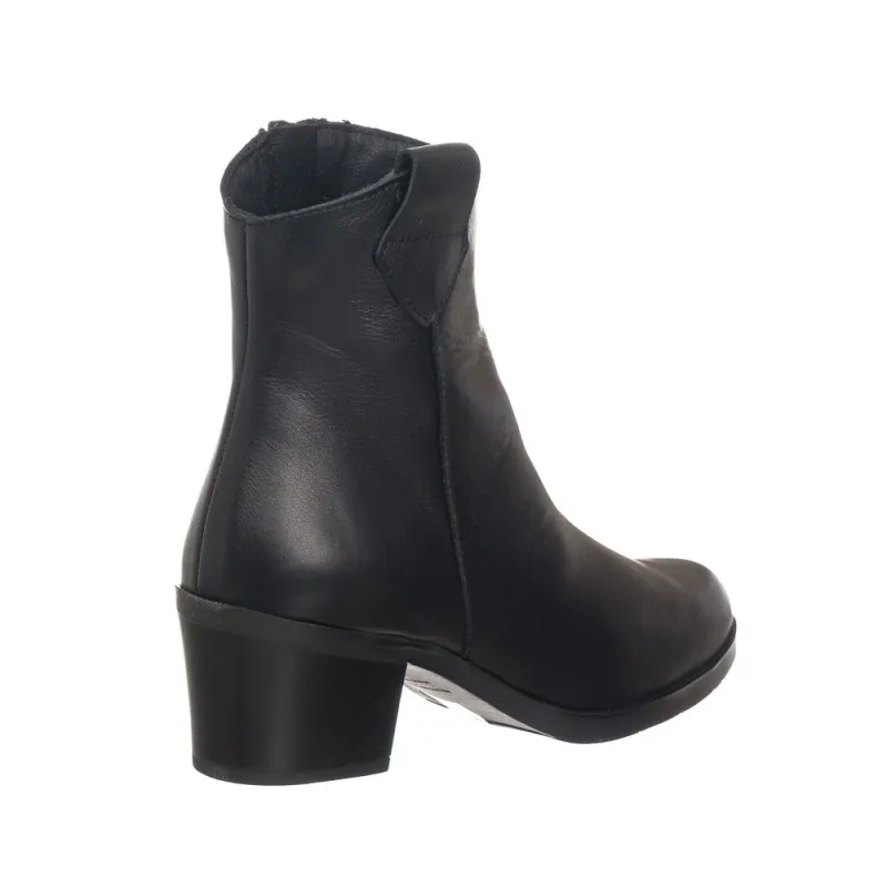 Botines De TacÓn Maria Jaen 7020 Mujer Negro