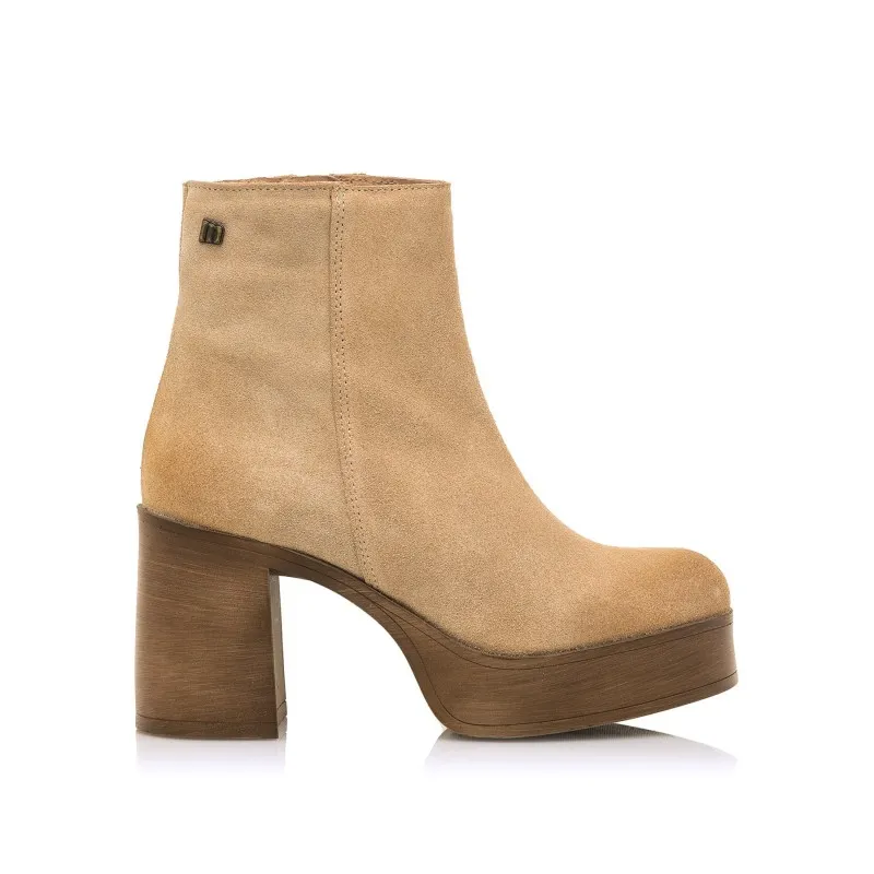 Botines Vestir de Mujer MTNG SIXTIES Beige 54939