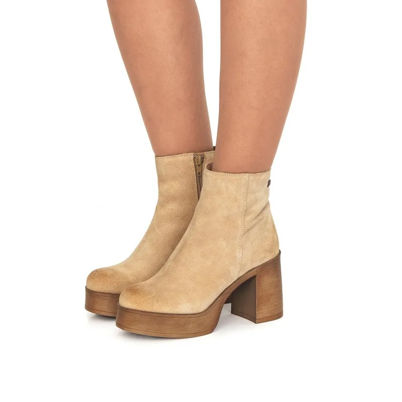 Botines Vestir de Mujer MTNG SIXTIES Beige 54939