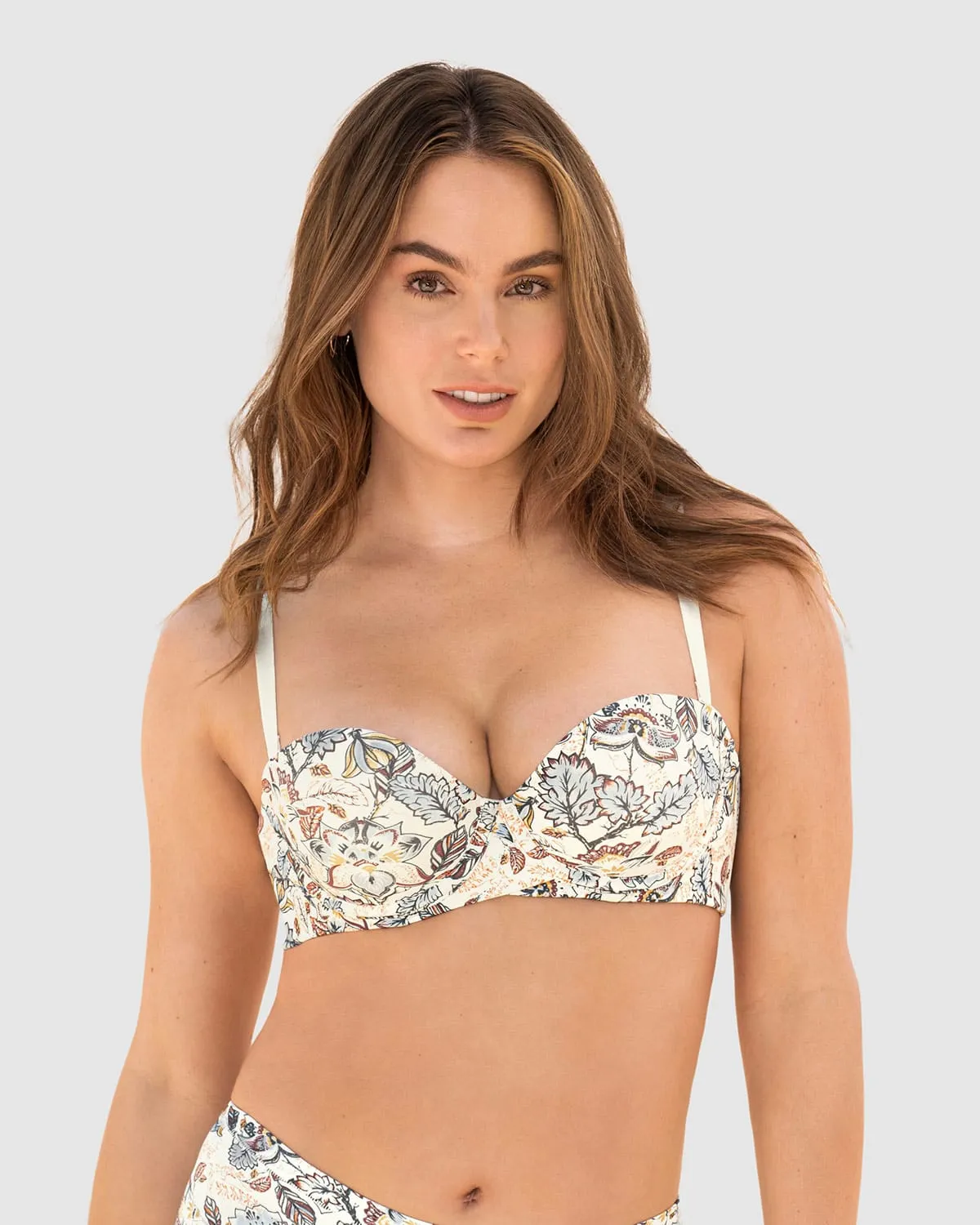 Brasier strapless Magic Up de doble realce que aumenta dos tallas de copa