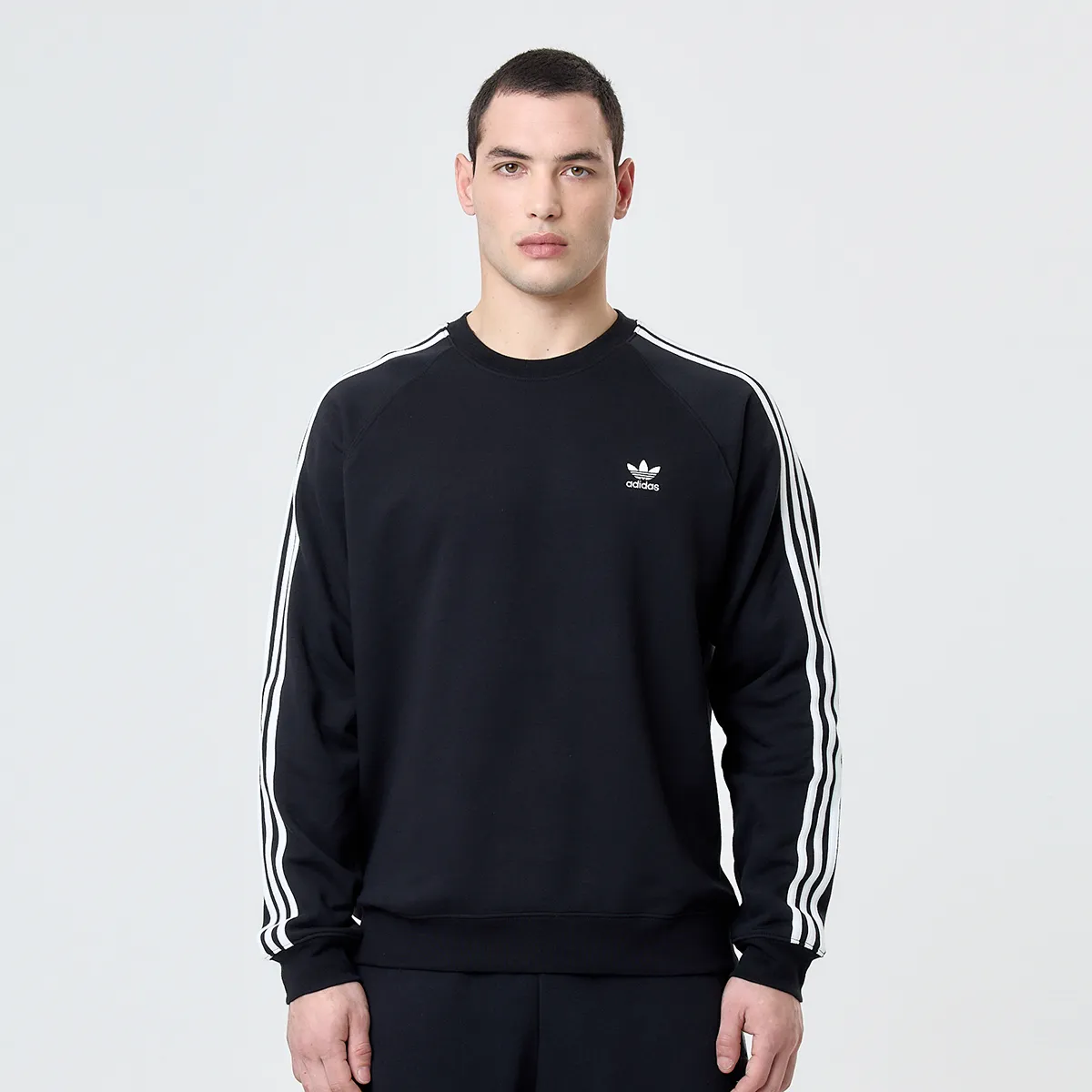Buzo adidas 3 Tiras Crew Hombre