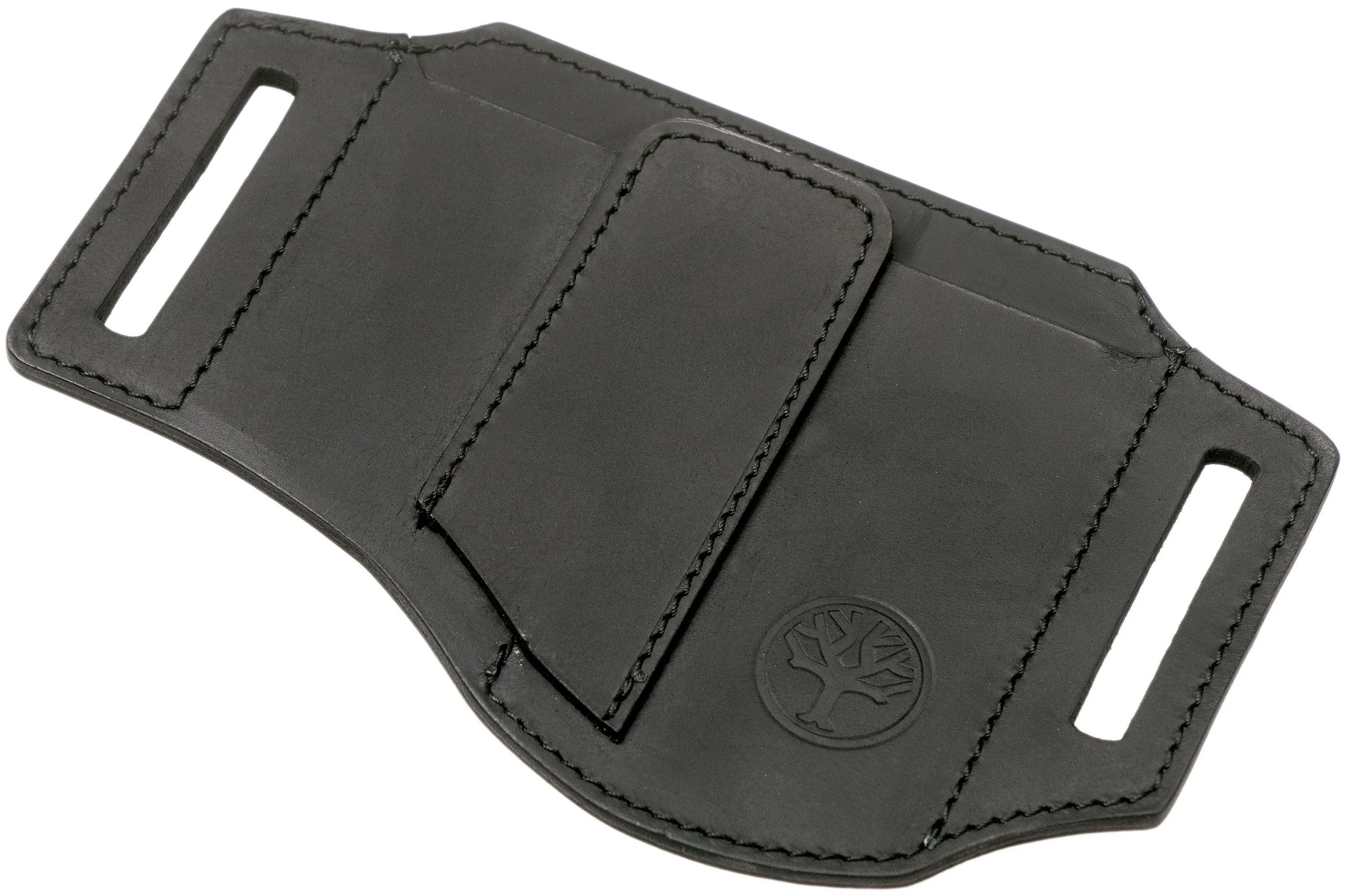 BöKER EDTHREE BLACK 09BO295 FUNDA DE CUERO, NEGRA