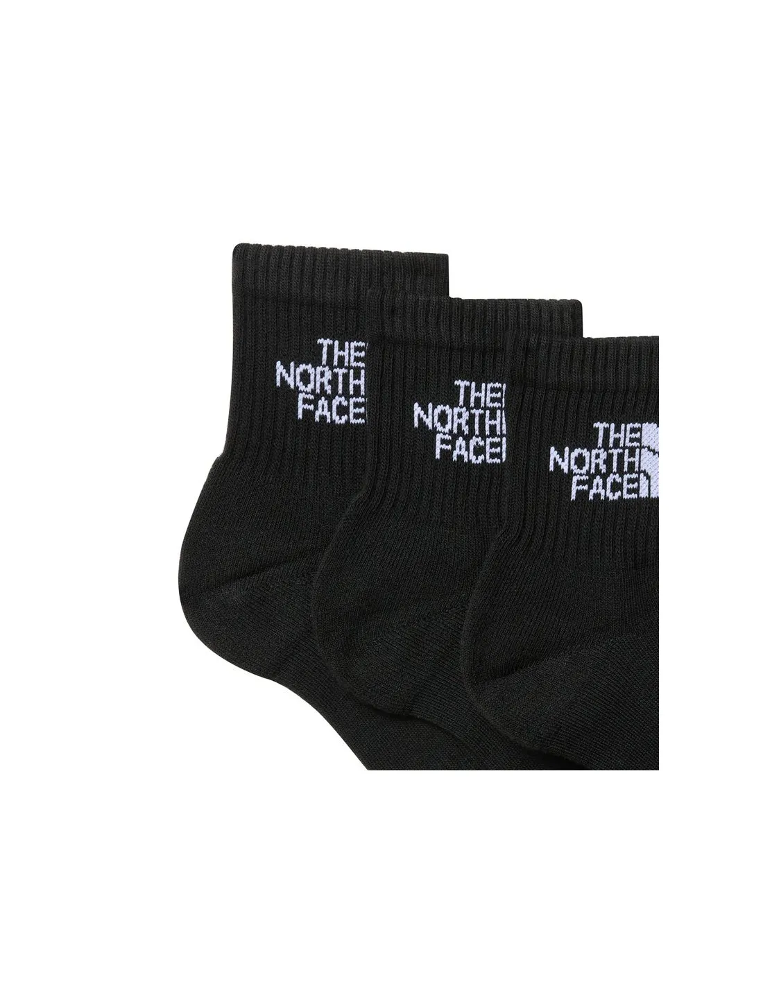 Calcetines de Montaña The North Face Multi Sport Cush Quarter 3P Negro