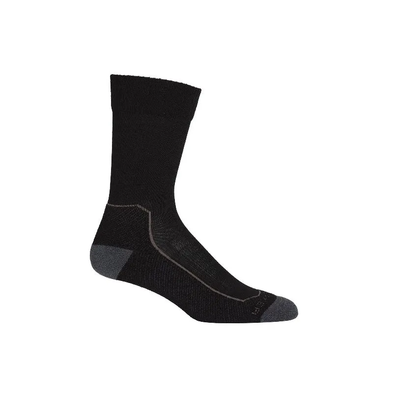 Calcetines ICEBREAKER Hike + Light Crew (NEGRO/ROJO/MONZÓN) Hombre