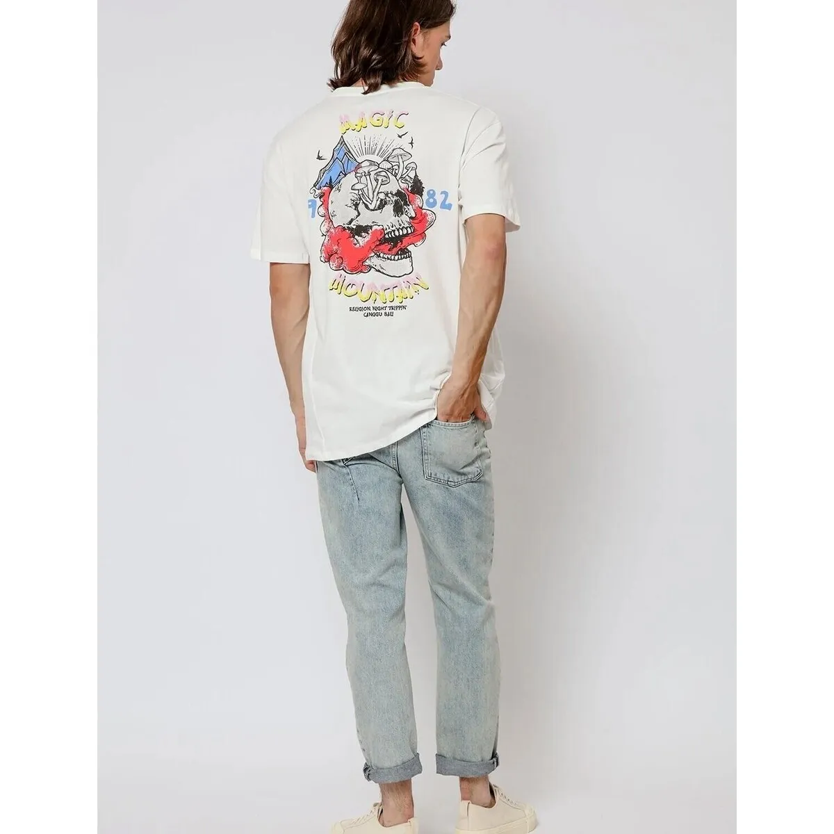 CAMISERA  14BMMN96 MAGIC MOUNTAIN OFF WHITE