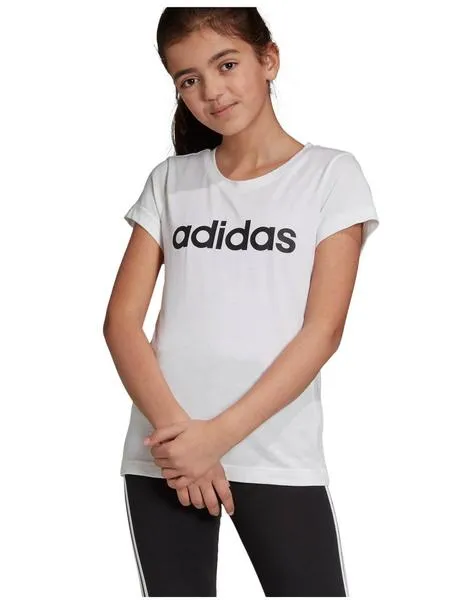 camiseta adidas blanca niña