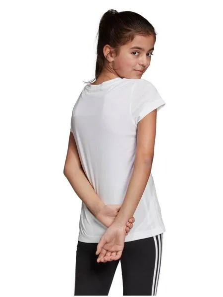 camiseta adidas blanca niña