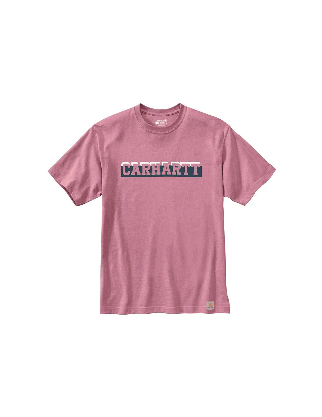 CAMISETA CARHARTT RELAXED S/S LOGO GRAPHIC TSHIRT HOMBRE FOXGLOVE HEATHER