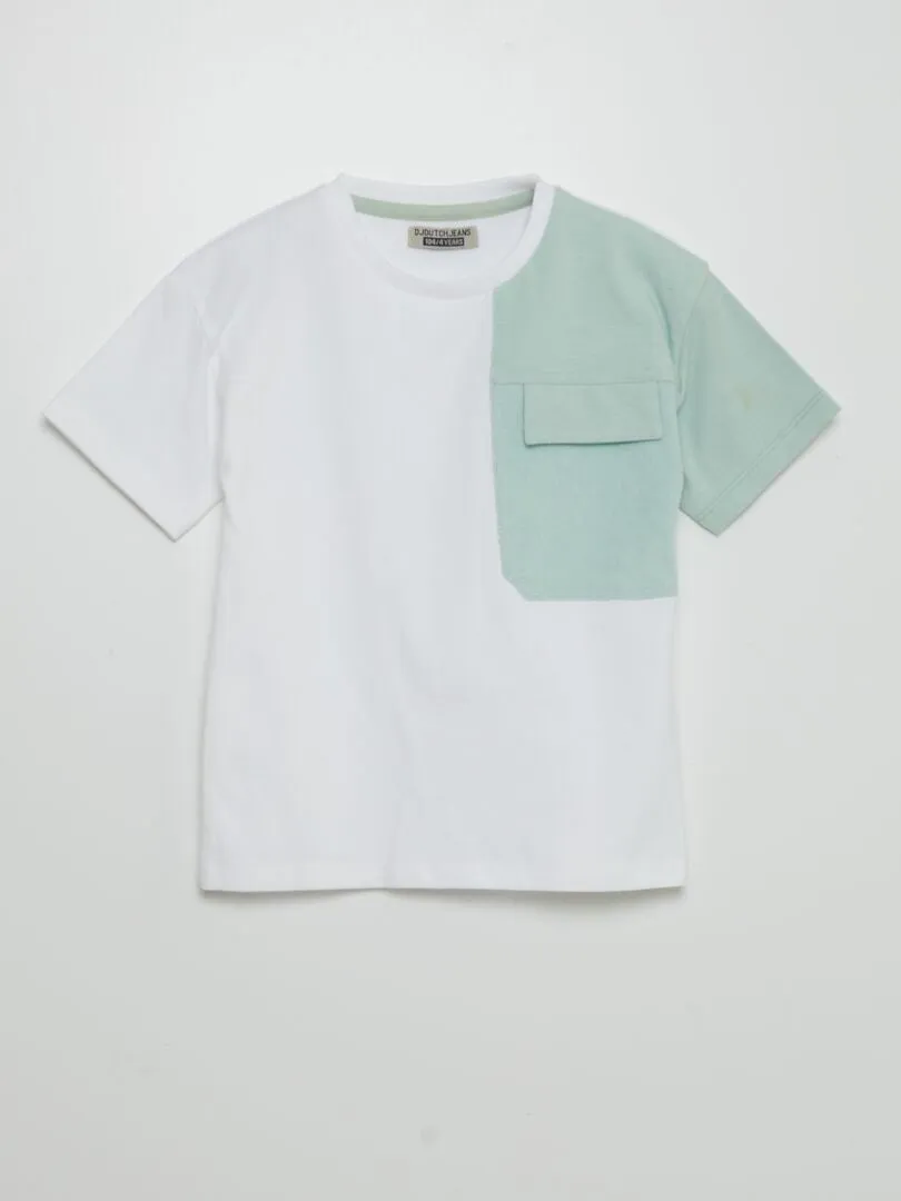 CAMISETA DE PUNTO  BLANCO