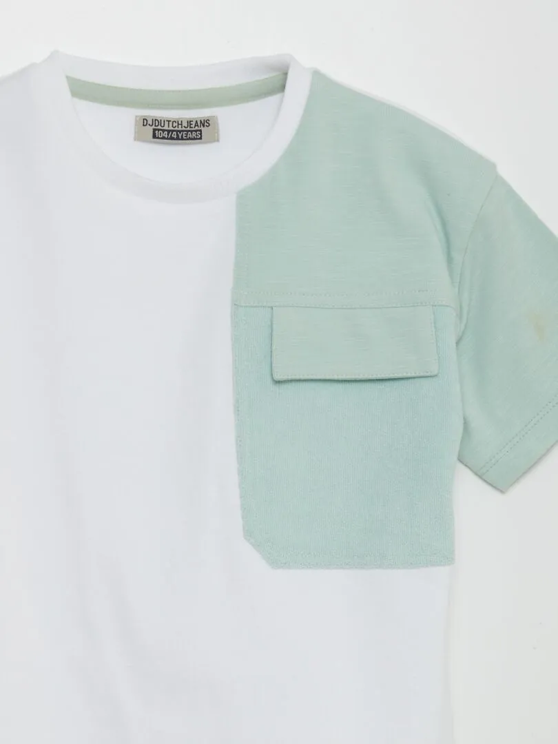 CAMISETA DE PUNTO  BLANCO