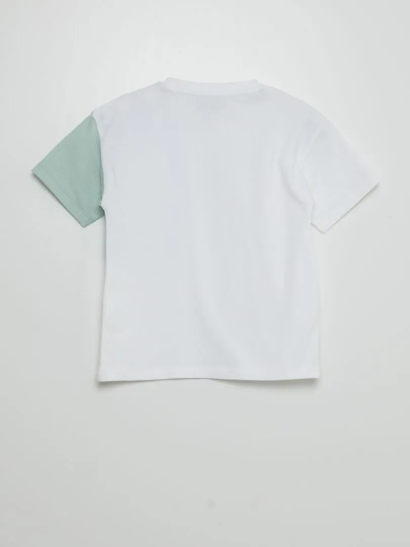 CAMISETA DE PUNTO  BLANCO