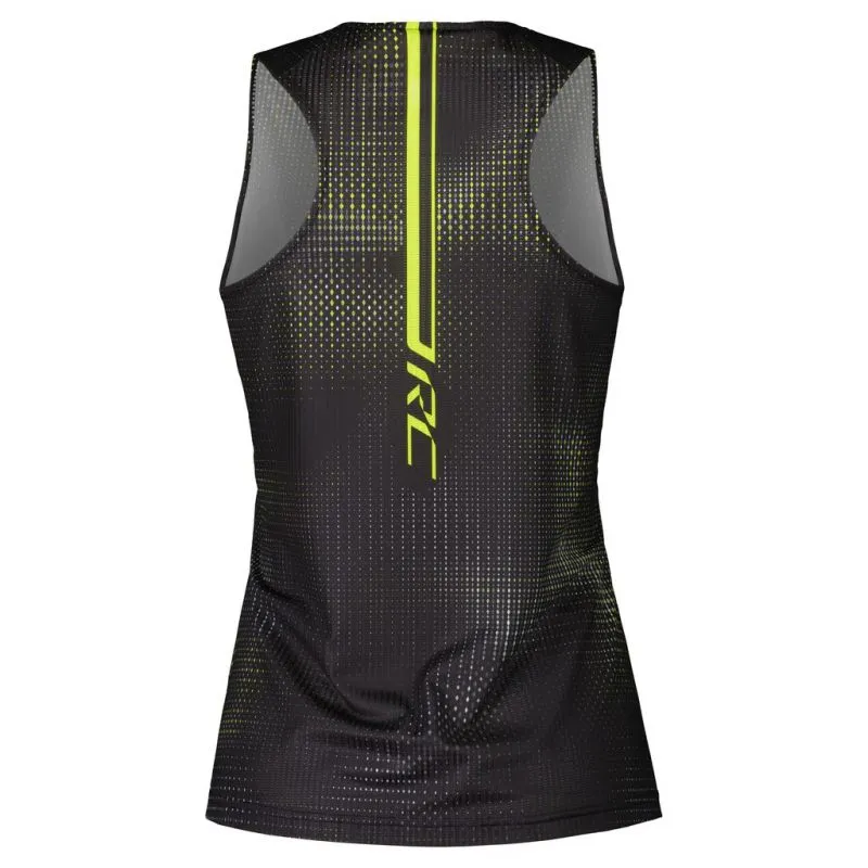 Camiseta de tirantes trail running Scott Tank RC Run (Black Yellow) Mujer