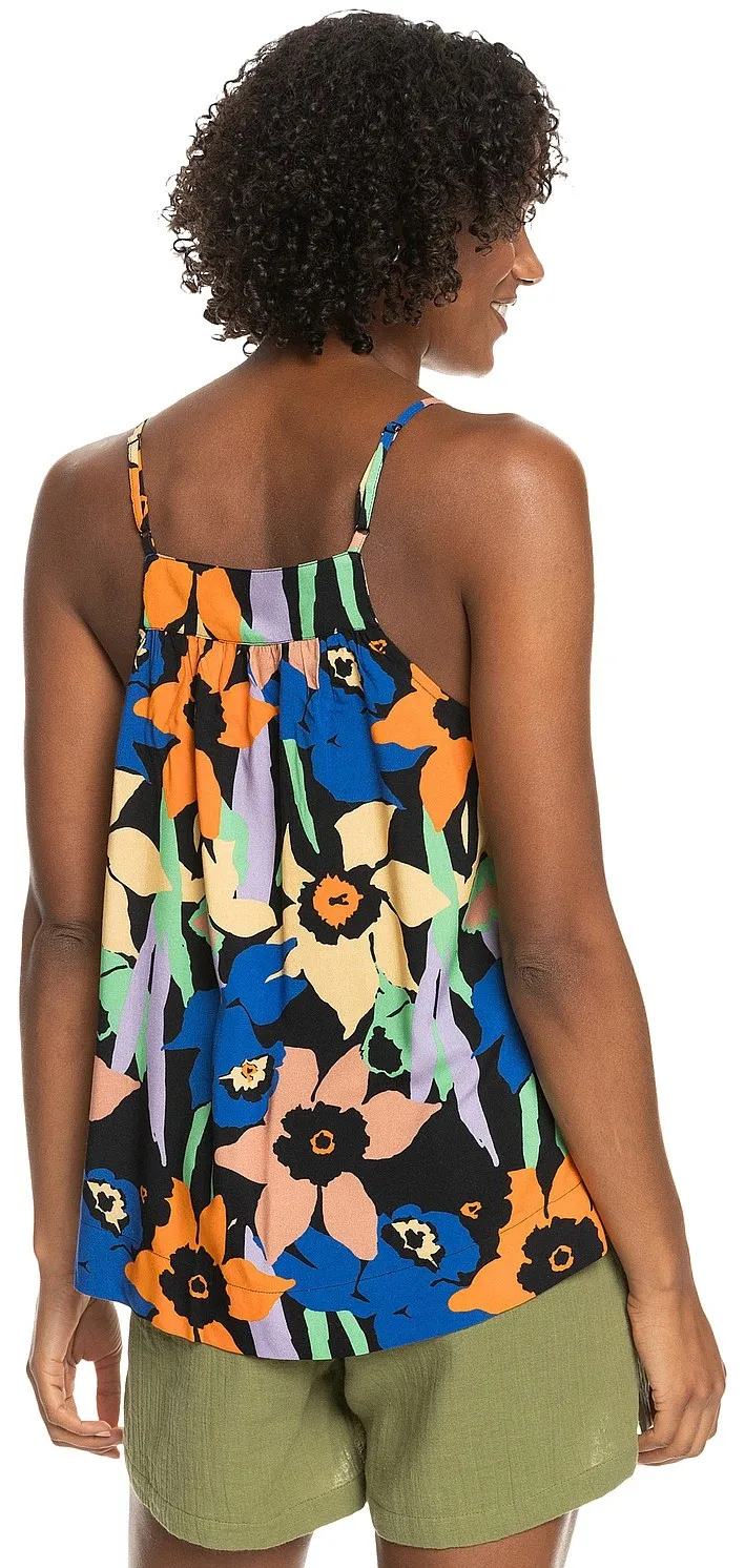 CAMISETA INTERIOR ROXY MAGIC HAPPENS  KVJ6/ANTHRACITE FLOWER JAMMIN  WOMEN´S