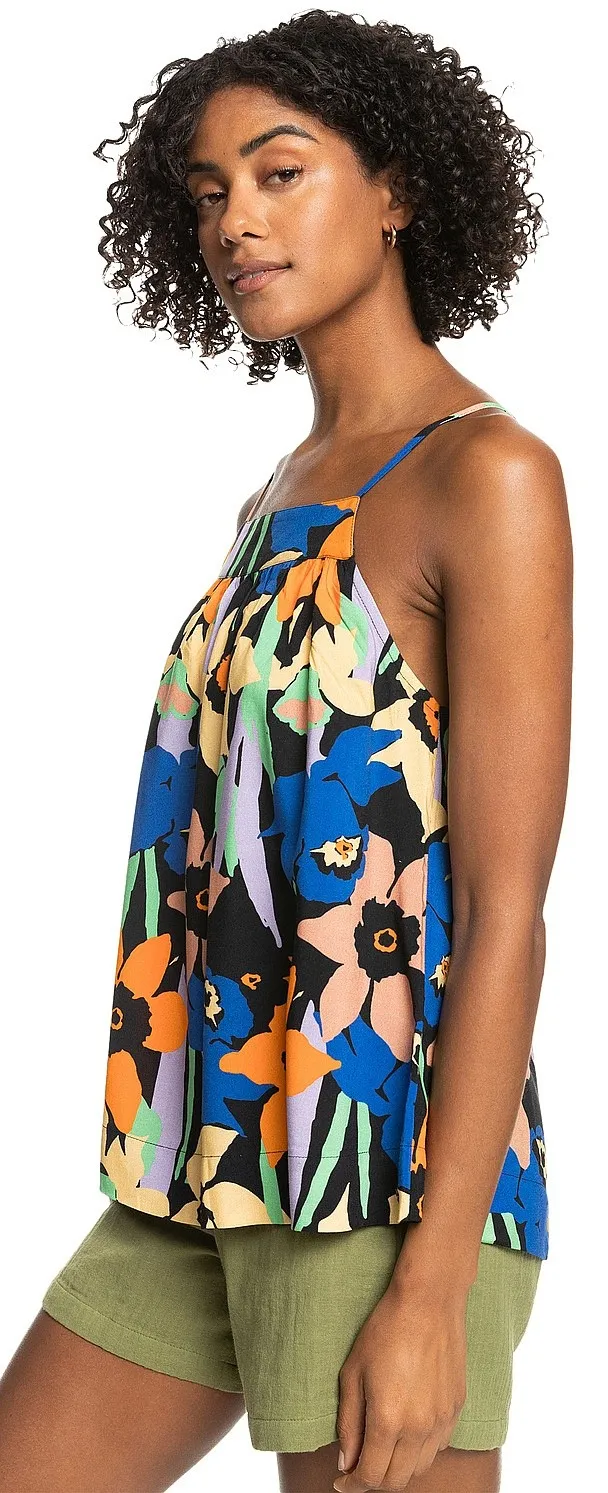 CAMISETA INTERIOR ROXY MAGIC HAPPENS  KVJ6/ANTHRACITE FLOWER JAMMIN  WOMEN´S
