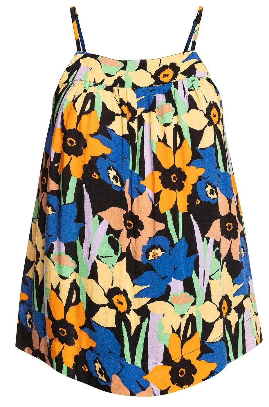 CAMISETA INTERIOR ROXY MAGIC HAPPENS  KVJ6/ANTHRACITE FLOWER JAMMIN  WOMEN´S