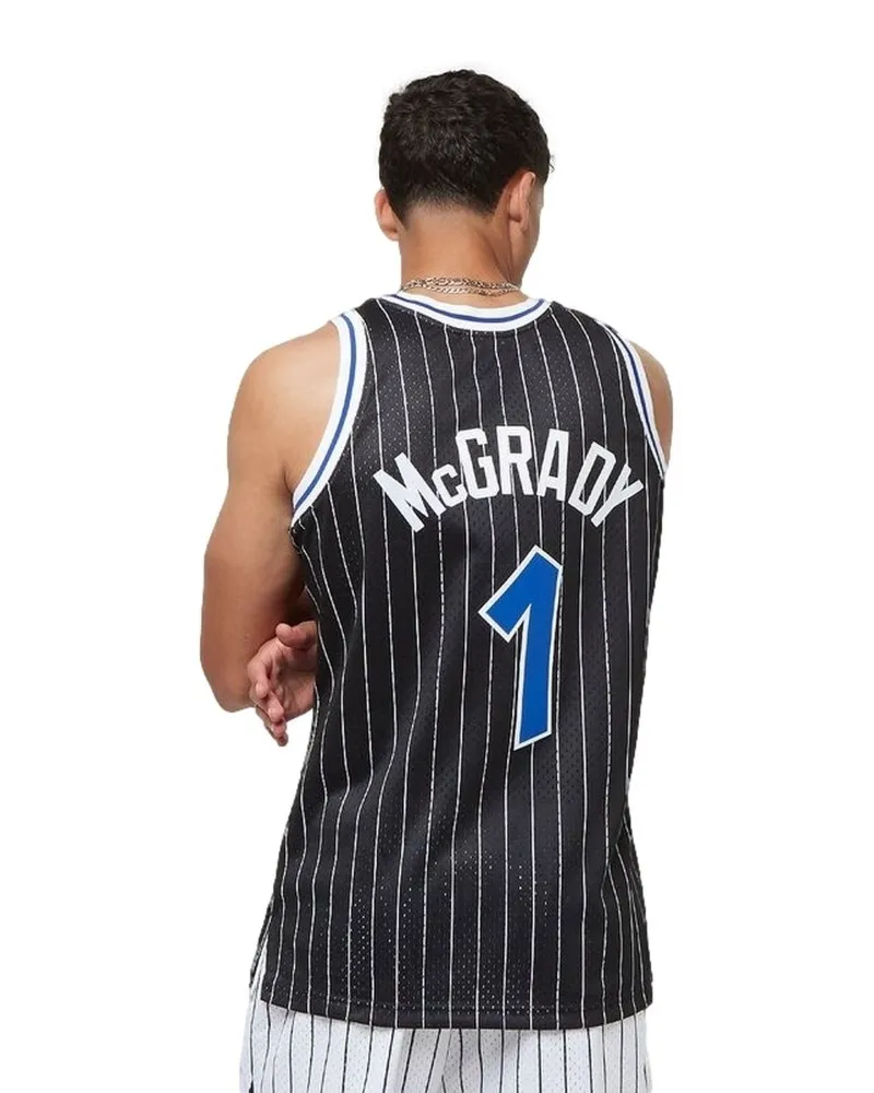 Camiseta mitchell & ness royal tmc grady orlando magic swingman jersey