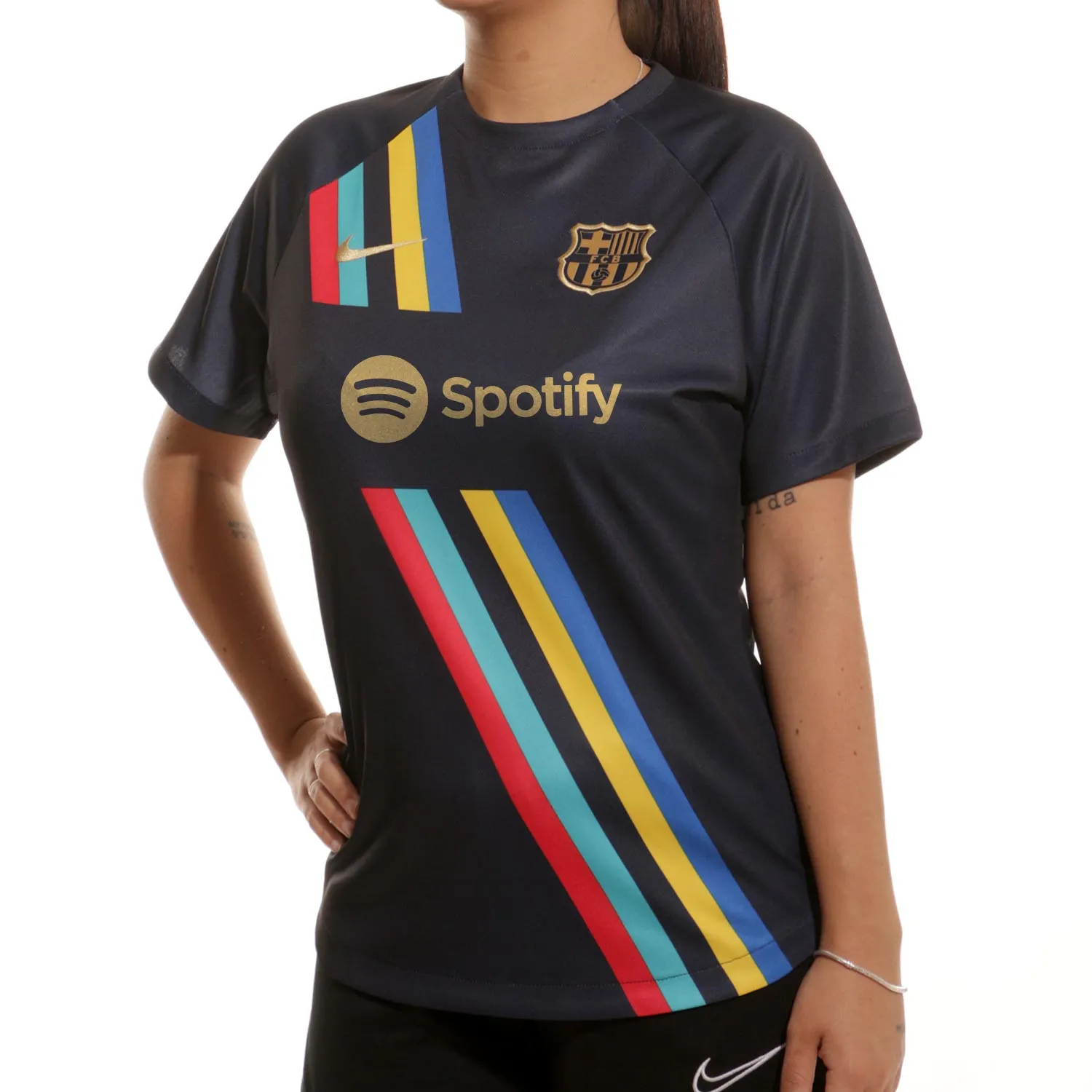 CAMISETA NIKE BARCELONA MUJER PREMATCH VISITANTE