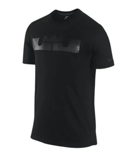 Camiseta Nike LeBron Logo Fibra de Carbon (010/negro)