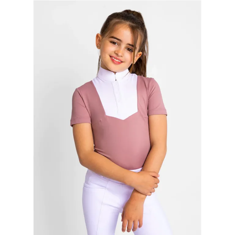 Camiseta Niña Maximilian Equestrian Sienna Manga Corta