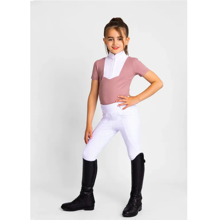 Camiseta Niña Maximilian Equestrian Sienna Manga Corta