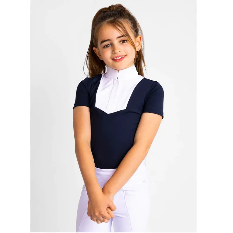 Camiseta Niña Maximilian Equestrian Sienna Manga Corta