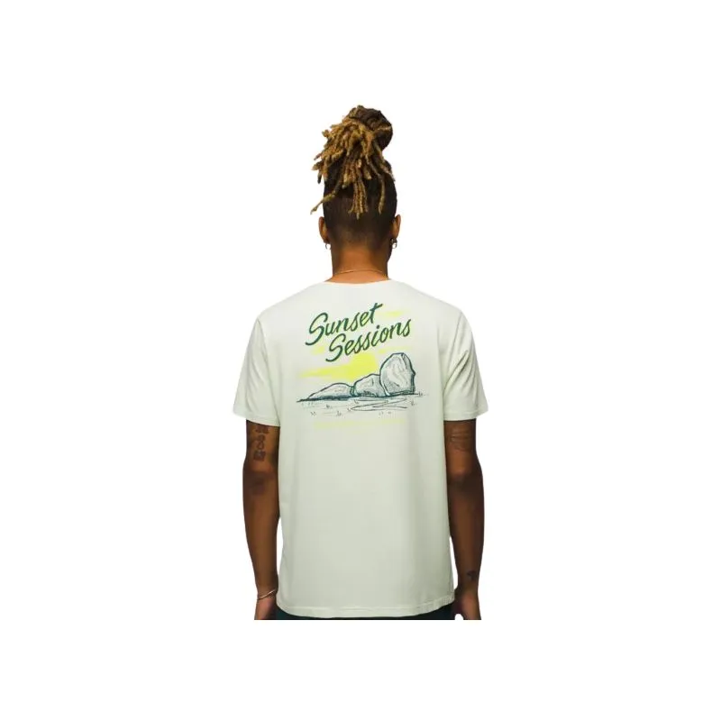 Camiseta Prana Everyday Sessions SS Tee (Pale Aloe) Hombre