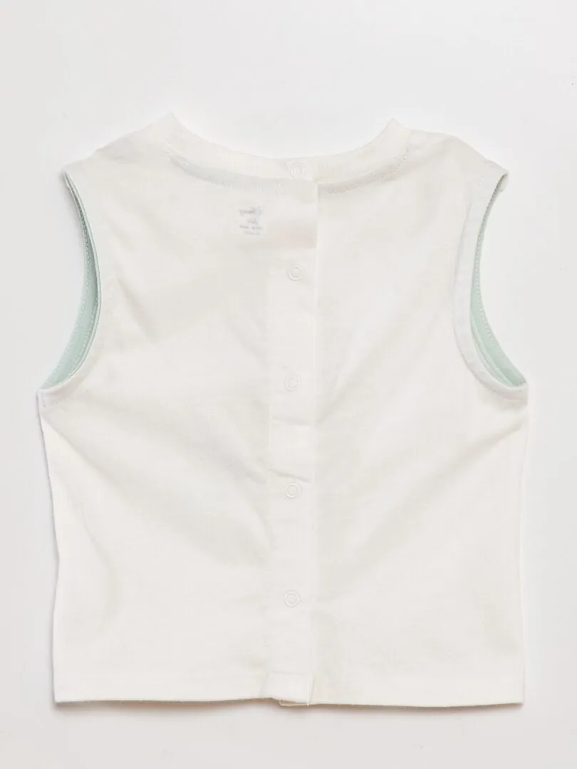 CAMISETA SIN MANGAS 'DISNEY'  BLANCO