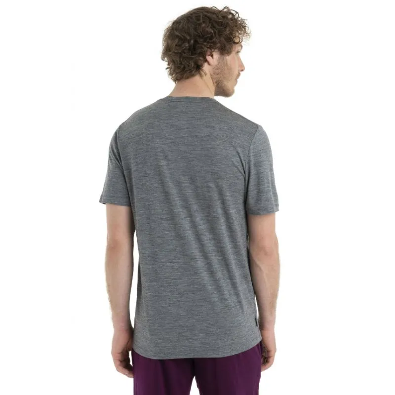 Camiseta técnica de hombre Icebreaker Tech Lite II 150 (Gristone Heather)