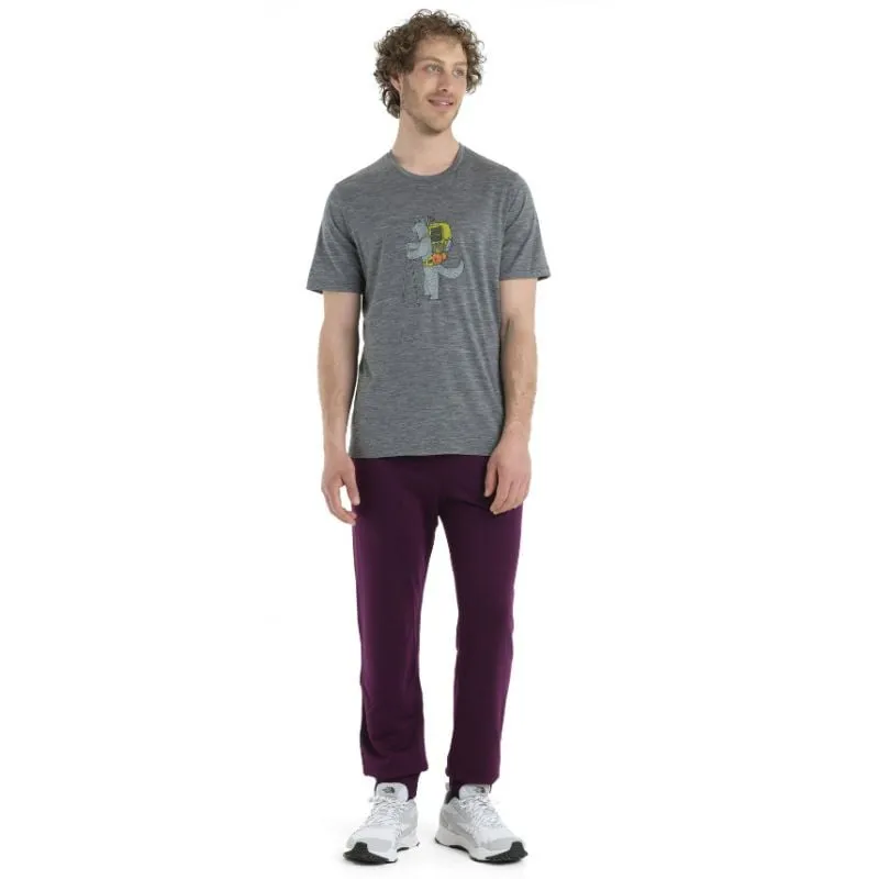 Camiseta técnica de hombre Icebreaker Tech Lite II 150 (Gristone Heather)