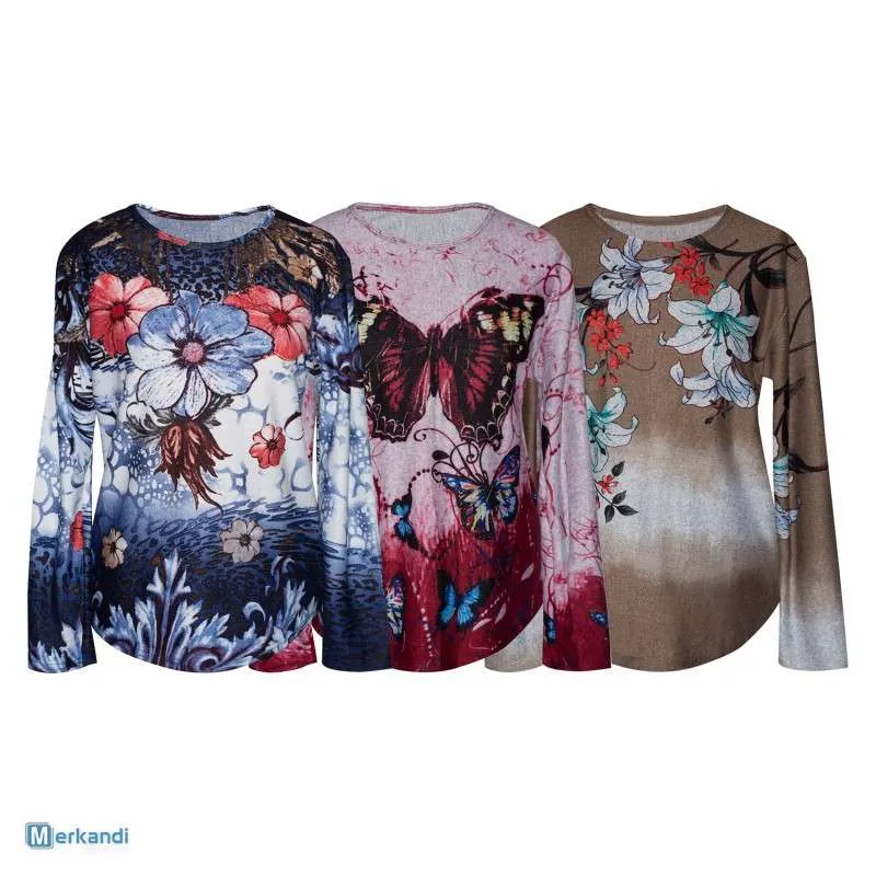 Camisetas Mujer Ref. 559 Tallas L/XL, XL/XXL Colores Surtidos