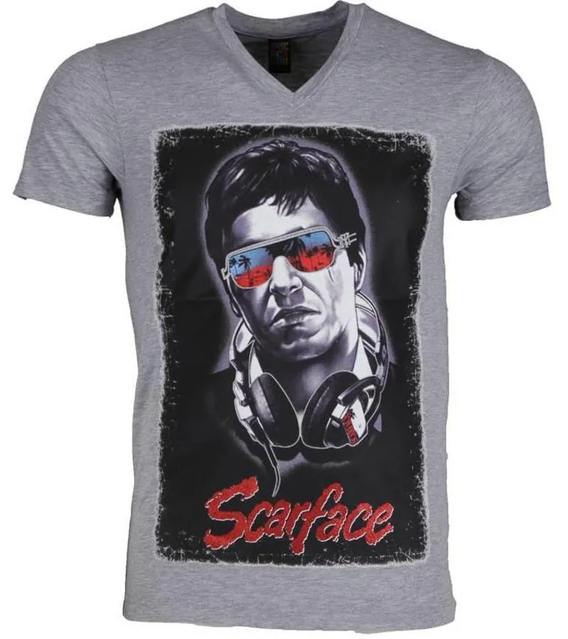 CAMISETAS  SCARFACE  GRIS