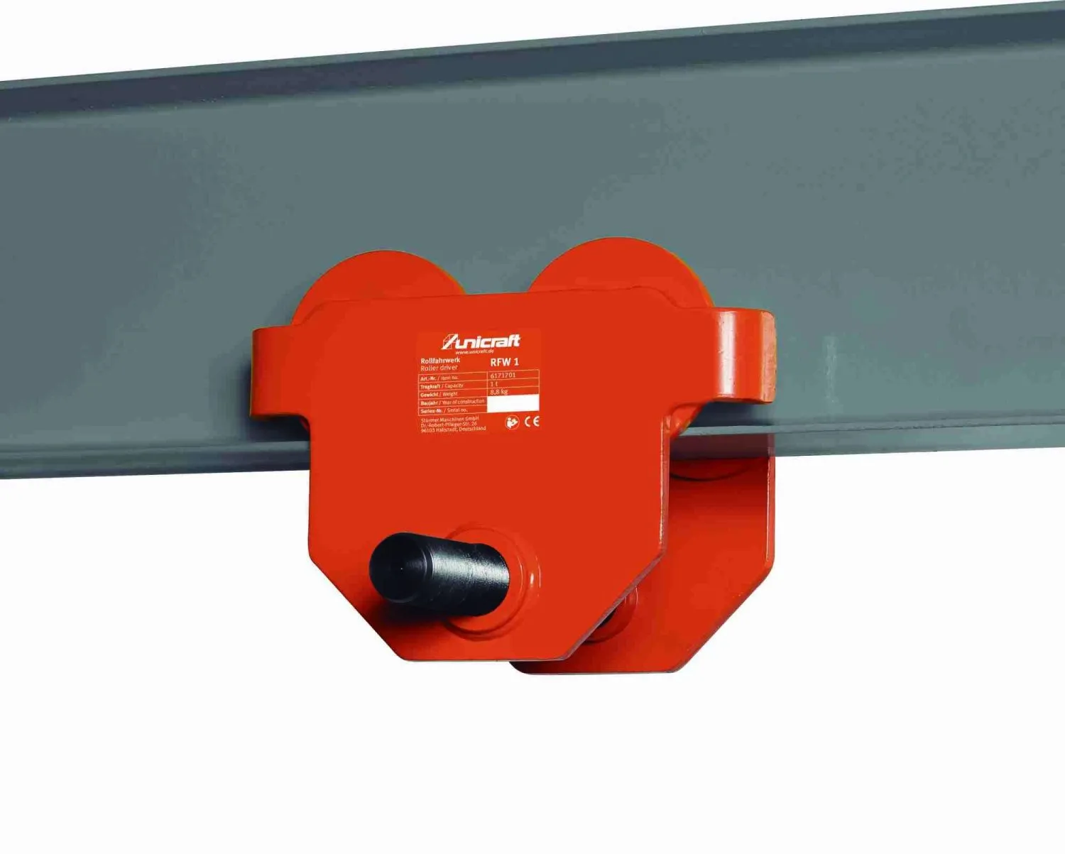 Carro de polipasto Unicraft RFW0 1tn 6171700