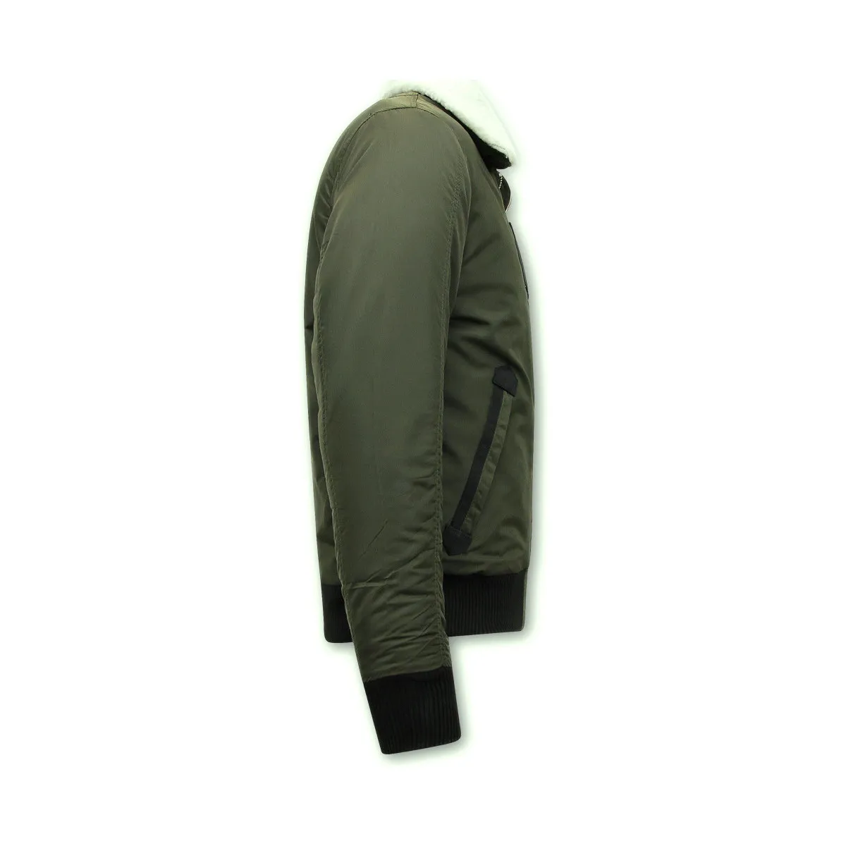 Chaqueta Bomber Para Hombre H