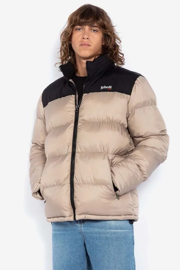 Chaqueta Hombre Schott Utah Beige
