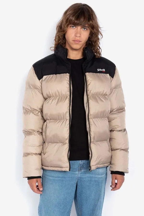 Chaqueta Hombre Schott Utah Beige