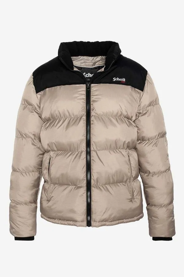Chaqueta Hombre Schott Utah Beige