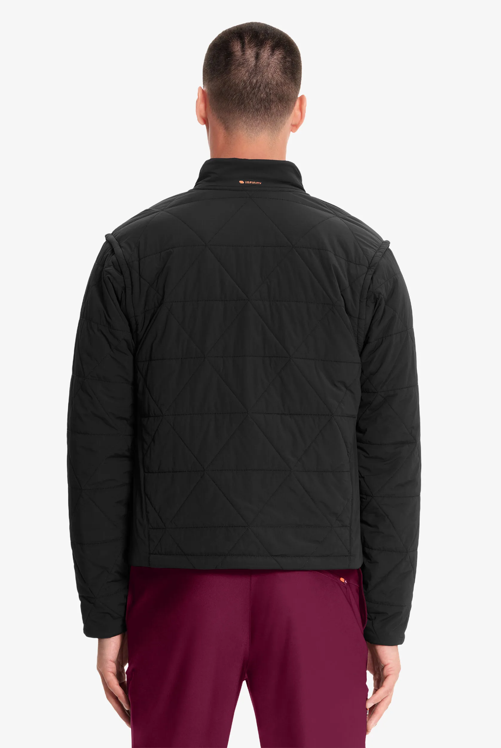 Chaqueta médica Infinity GNR8 STRETCH con cremallera y 2 bolsillos para hombre
