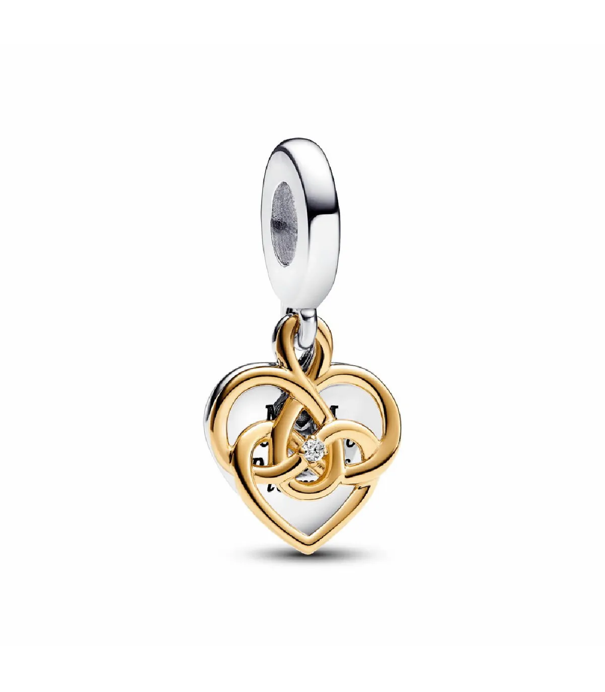 CHARMS PANDORA COLGANTES DOBLES CON DIAMANTES CULTIVADOS  763237C01